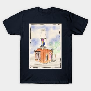 Braums Milk Bottle Building T-Shirt